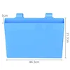 Caja de almacenamiento de documentos azul para mesita de noche