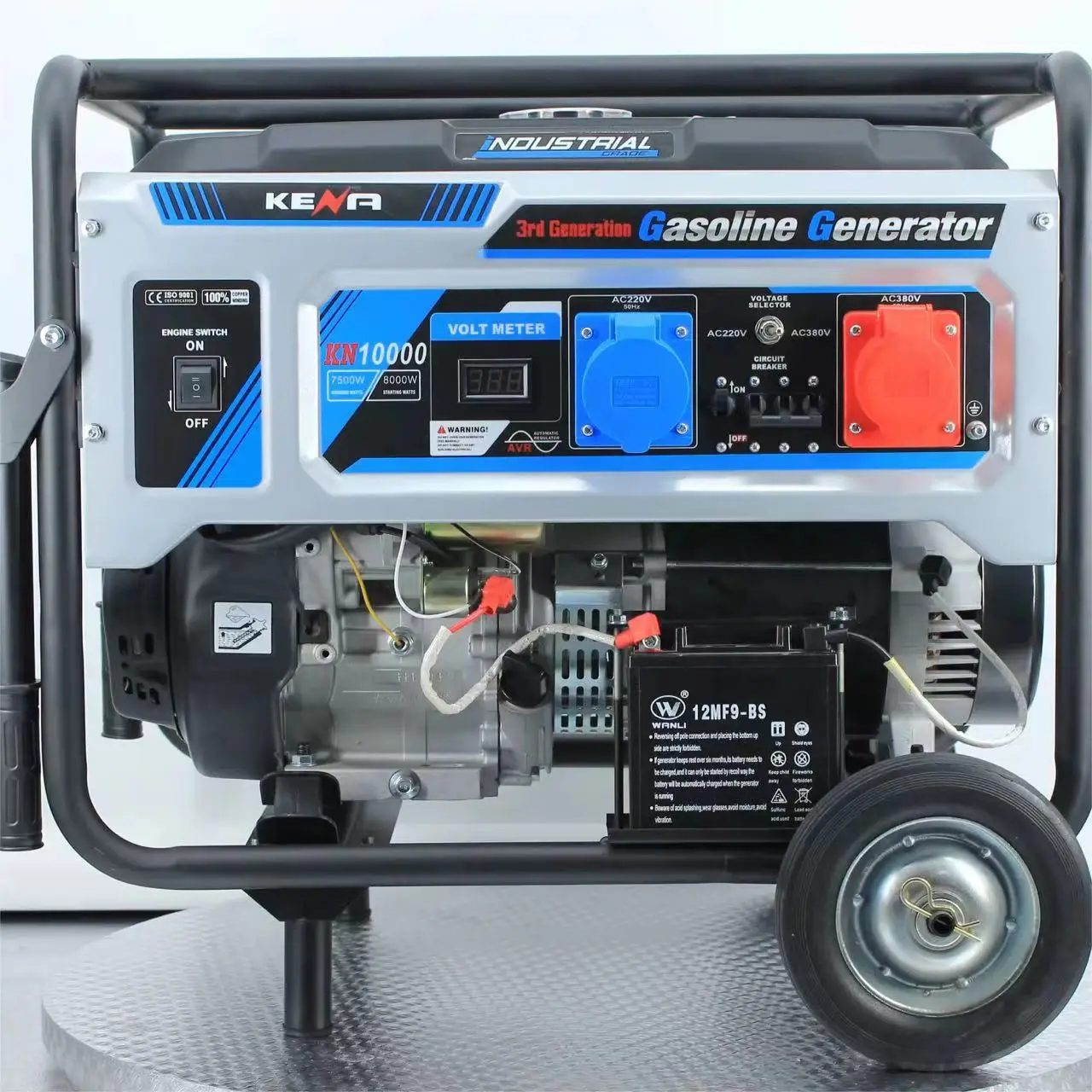 3kW 5kW 7kW Triphasé 5 Kv Moteur 6500 Watt 10 Kv Générateurs à essence 10 kW