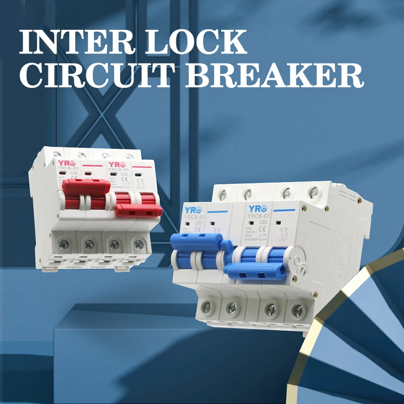 Manual Transfer Switch  MTS Double Power Interlock Circuit Breaker