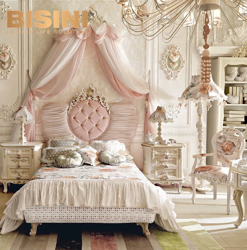 antique pink bedroom