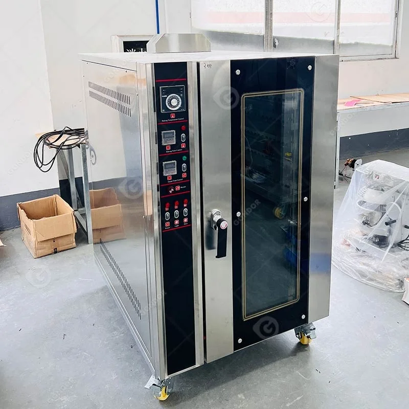 Digital Bake Used Rotatary Convection Industry 5 10 Tray Wide Rotary Oven for Bread Sale Pastry Price