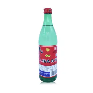 Traditional Niu Lantian Er Guo Tou Green Bottle Niu Er 46 Degree Clear Aroma Type 500ml*12 Bottles Aged Baijiu Whole Case