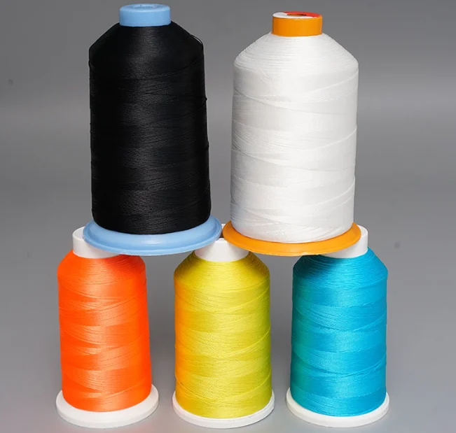 In-Stock 100% Polyester High Tenacity Nylon Sewing Thread Dyed Pattern Curtain Sofa Cushion Leather Hand Woven Sewing Machine