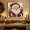 ZZB00001 Pintura de Perlas de Papá Noel Navideño