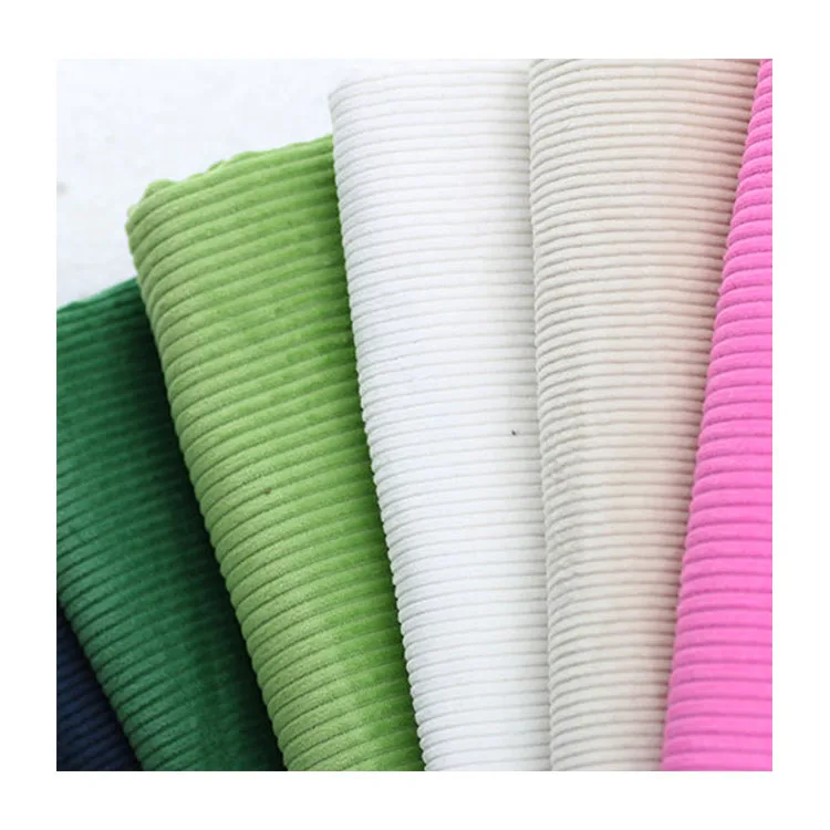 wholesale fabrics  fashion wide 8 wale corduroy fabric for pajamas