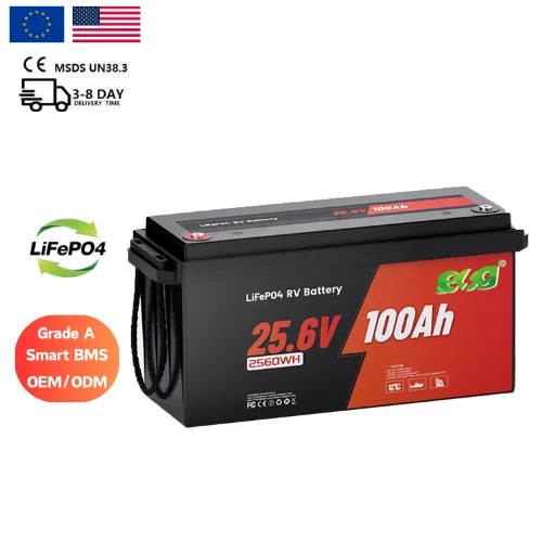 25.6V100AH Lifepo4 Battery