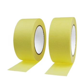High Temperature Resistant Yellow Auto Painting 388N Automotive Refinish Masking Tape