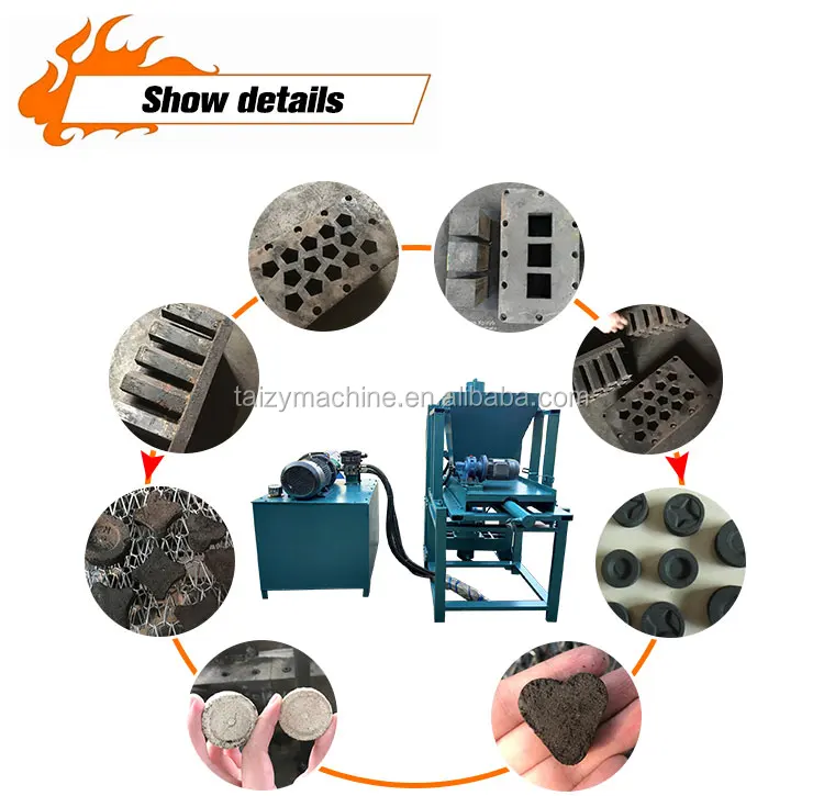 Машина для брикетирования угля кальяна