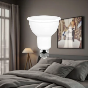 Vertak 7W Gu10 LED Spotlight High Efficiency 4000K Incandescent Bulb Lamp Home Use Plastic Body Reflector AC Power Supply