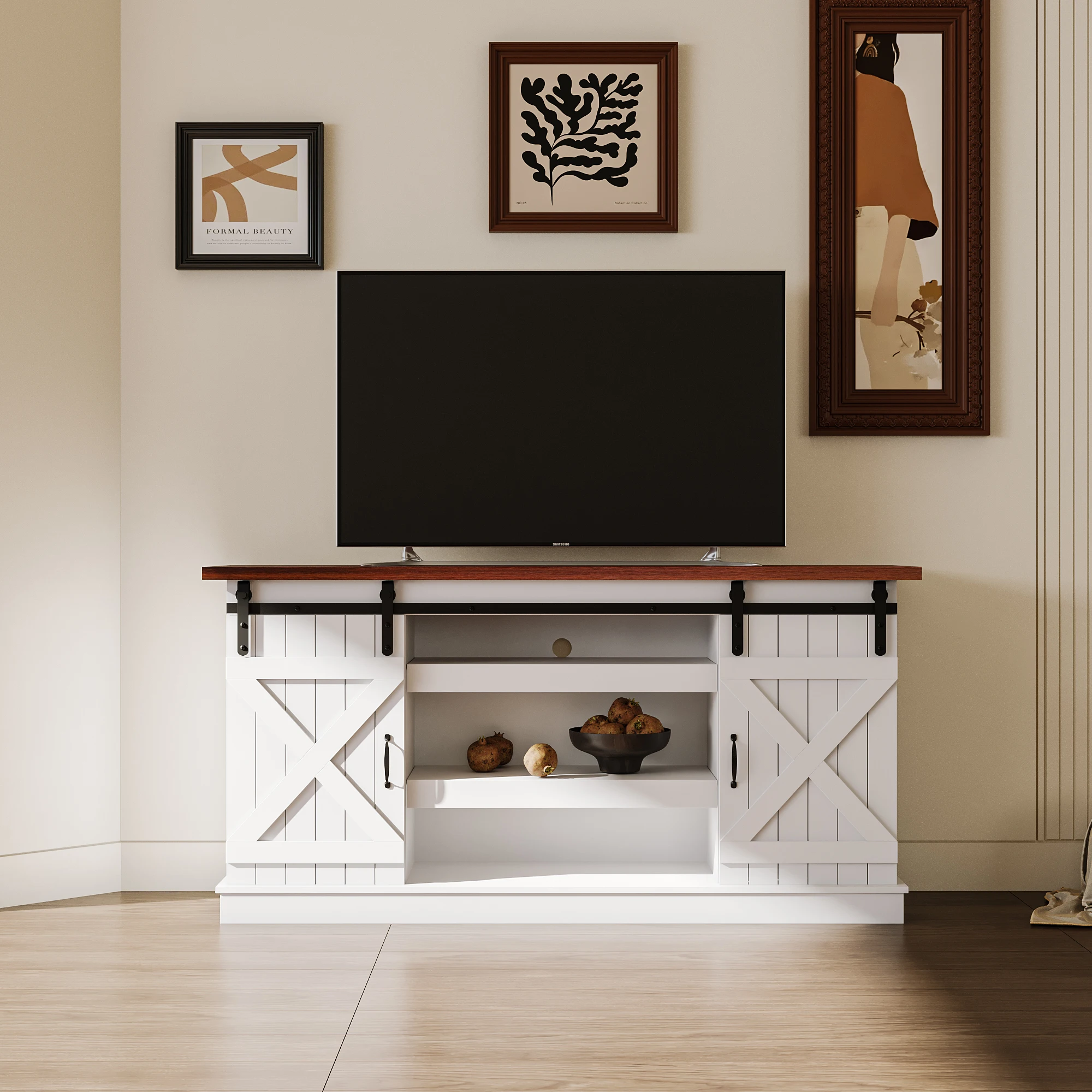 Modern Lcd Luxury Used Tv Stand Design Wooden Home Furniture Living