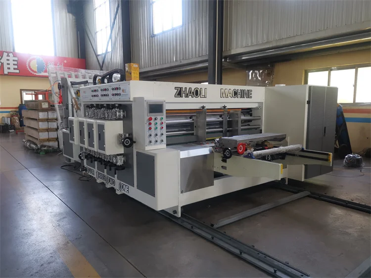Mini Flexo 2 Color Printing Slotting Machine - 1 Year Warranty