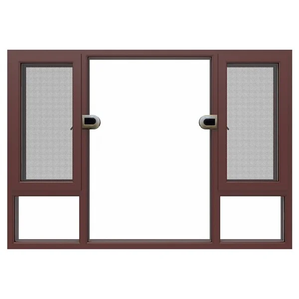 TOMA Aluminium Window with Mosquito Net Aluminium Double Glazed Window Frame Mosquito Net Proof Window