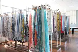 Ткань Льняная вискоза с цифровой печатью на заказ ткань для рубашек льняная цветочным