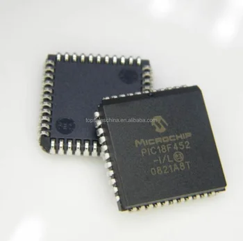 Topsales PIC16C64A-10I/L PIC18F452-I/L PIC18F458-I/L LPLCC-44 microchip ic for arduino