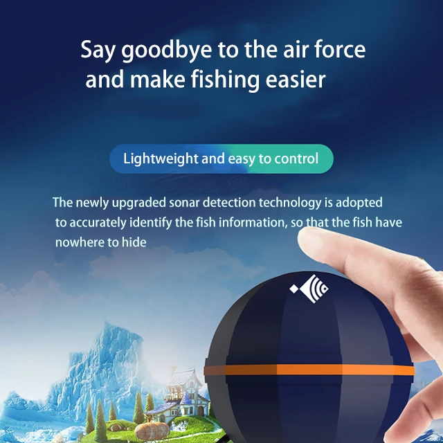 Рыболокатор с перезаряжаемым литий-ионным аккумулятором, 130 футов (45 метров)
