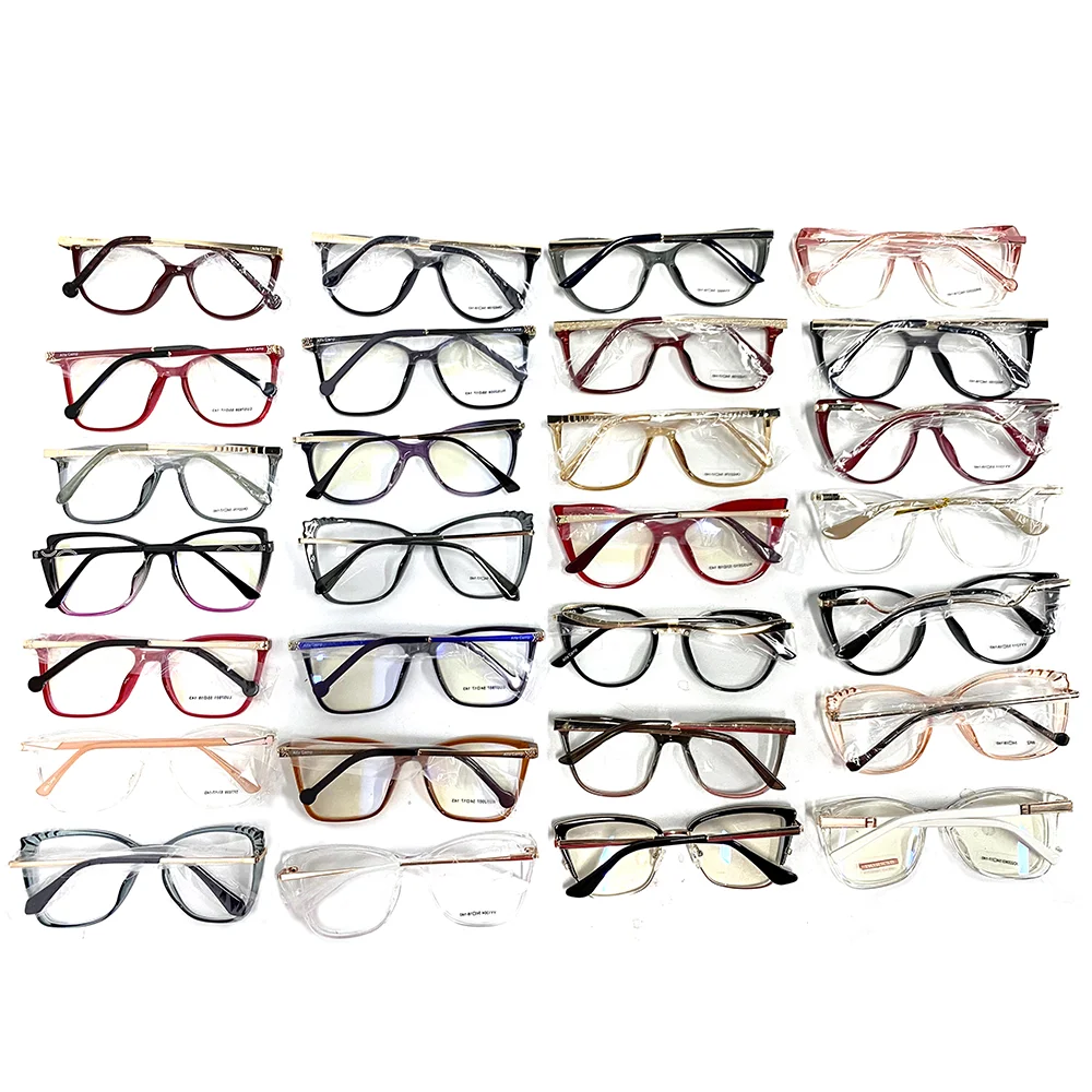 Wholesale Assorted Cheap Price Eyeglasses Frame Metal Stock Ready