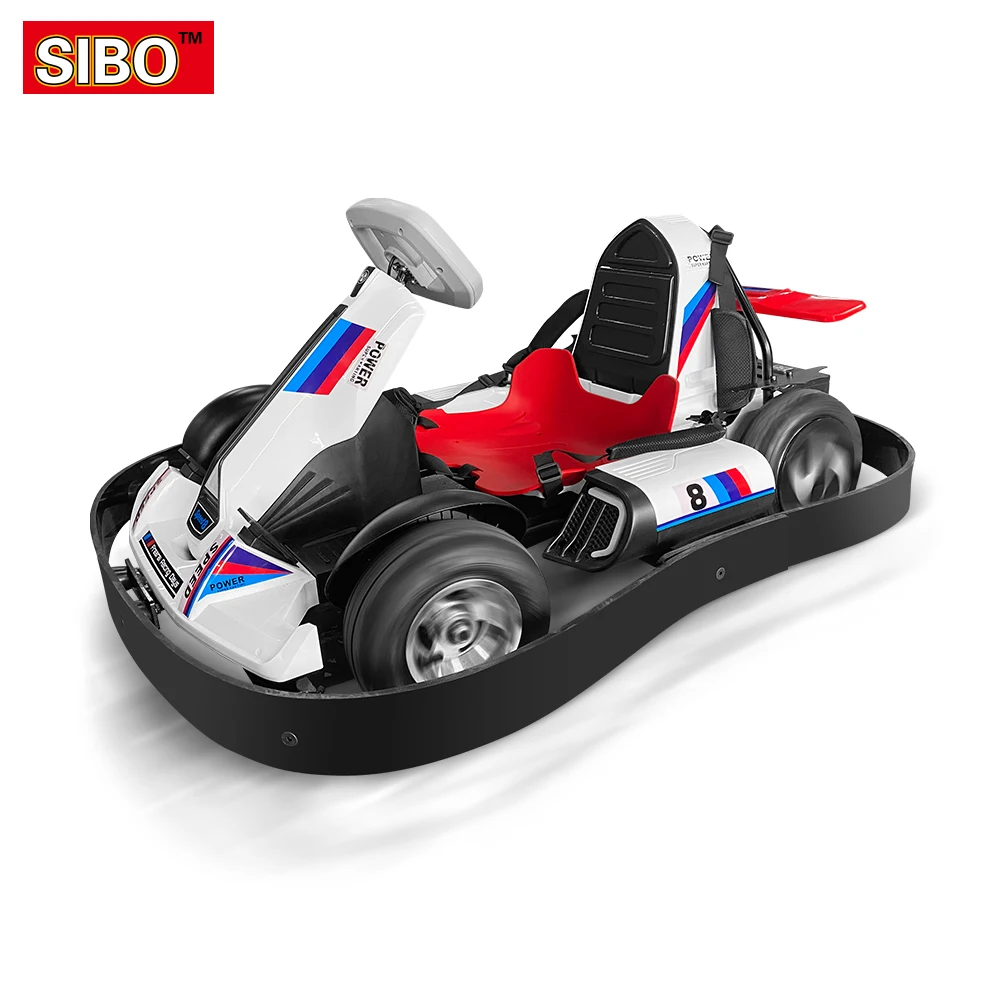 SmartKart Speed ​​- Kart électrique avec Hoverboard - Rouge