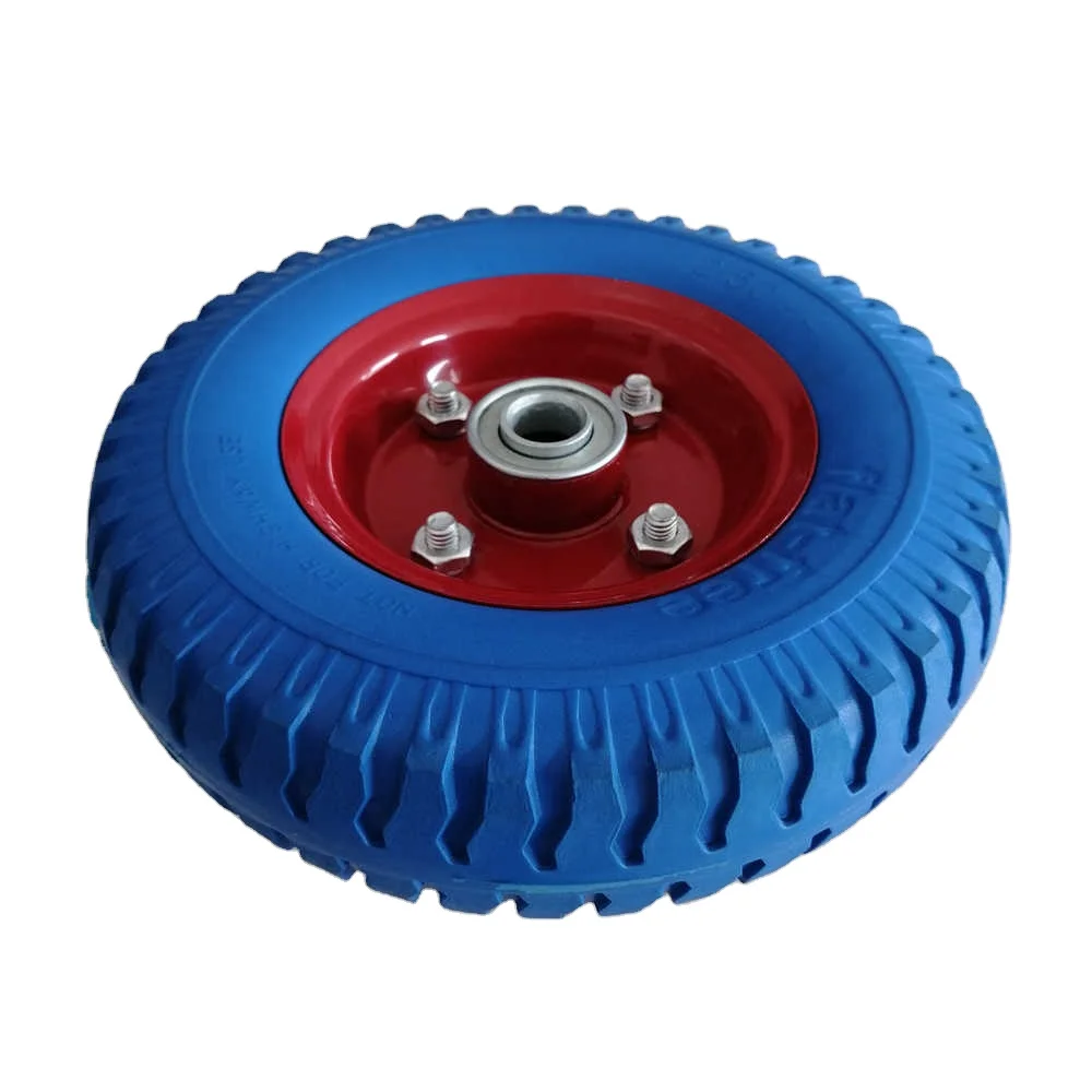 50-4 wheelbarrow wheel plastic rim bearings beach cart tires