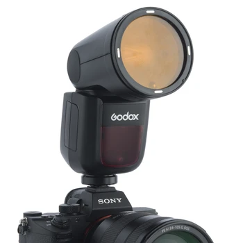 V1-S TTL Flash Speedlite 76WS GN92 2.4G High-Speed Round Head Camera Speedlight With Godox AK-R1 Accessories Kit detail image