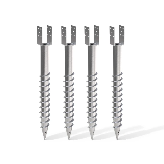 AS Ground Screw Installation Heavy Duty Ground Anchors Mounting Foundation Solar Ground Screw
