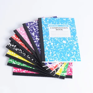 Cross-border Supply rainbow Color PU Leather square Page Colorful Notebook 180° Flat Student Notebook