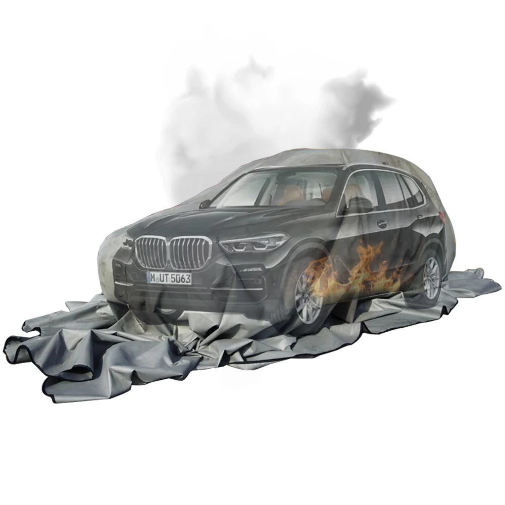 Charging Stations Car Service Set 6 X 9 M Fire Blankets Pro 19.8 X 29.5