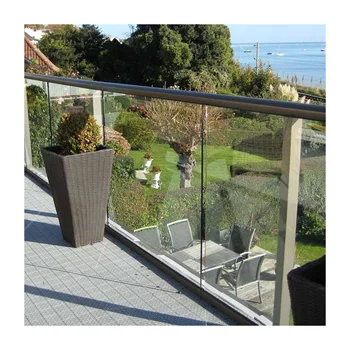 High Quality Aluminum Glass Outdoor Glass Fence Balcony Railings Balustrades
