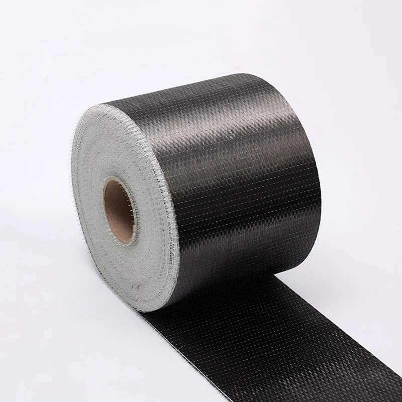 12K 200g Unidirectional FRP Structural Reinforcement Woven Carbon Fiber ...