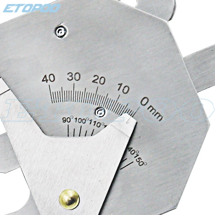 Линейка для инспекции сварных швов из нержавеющей стали HJC40B манометр высота зазор линейка