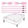 Cinghie di ritenuta per letto a quattro angoli - rosa