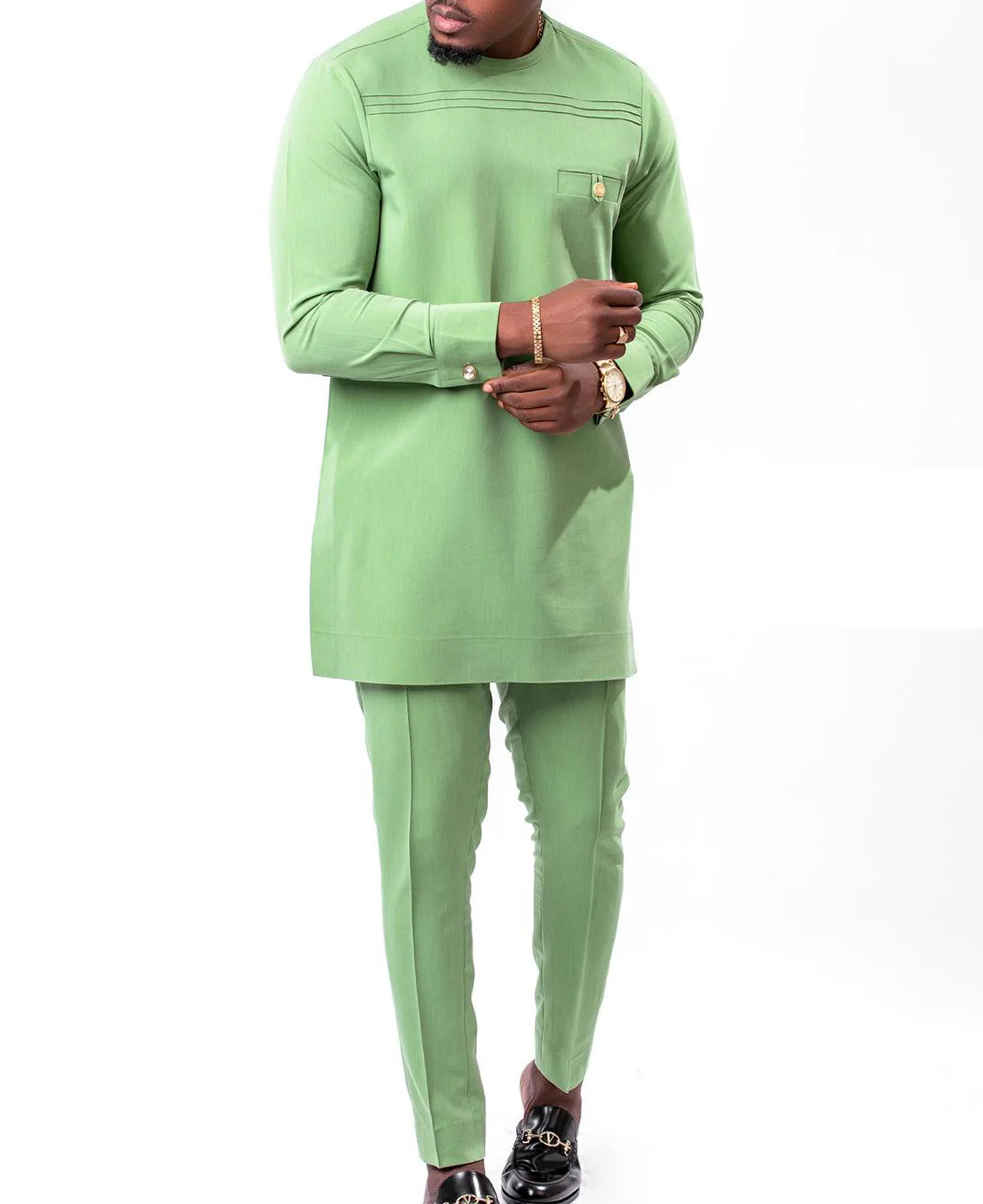 slim fit dress slacks Online Mens African Style Clothing Store | African Men Fashion Clothes for  sale main image 0