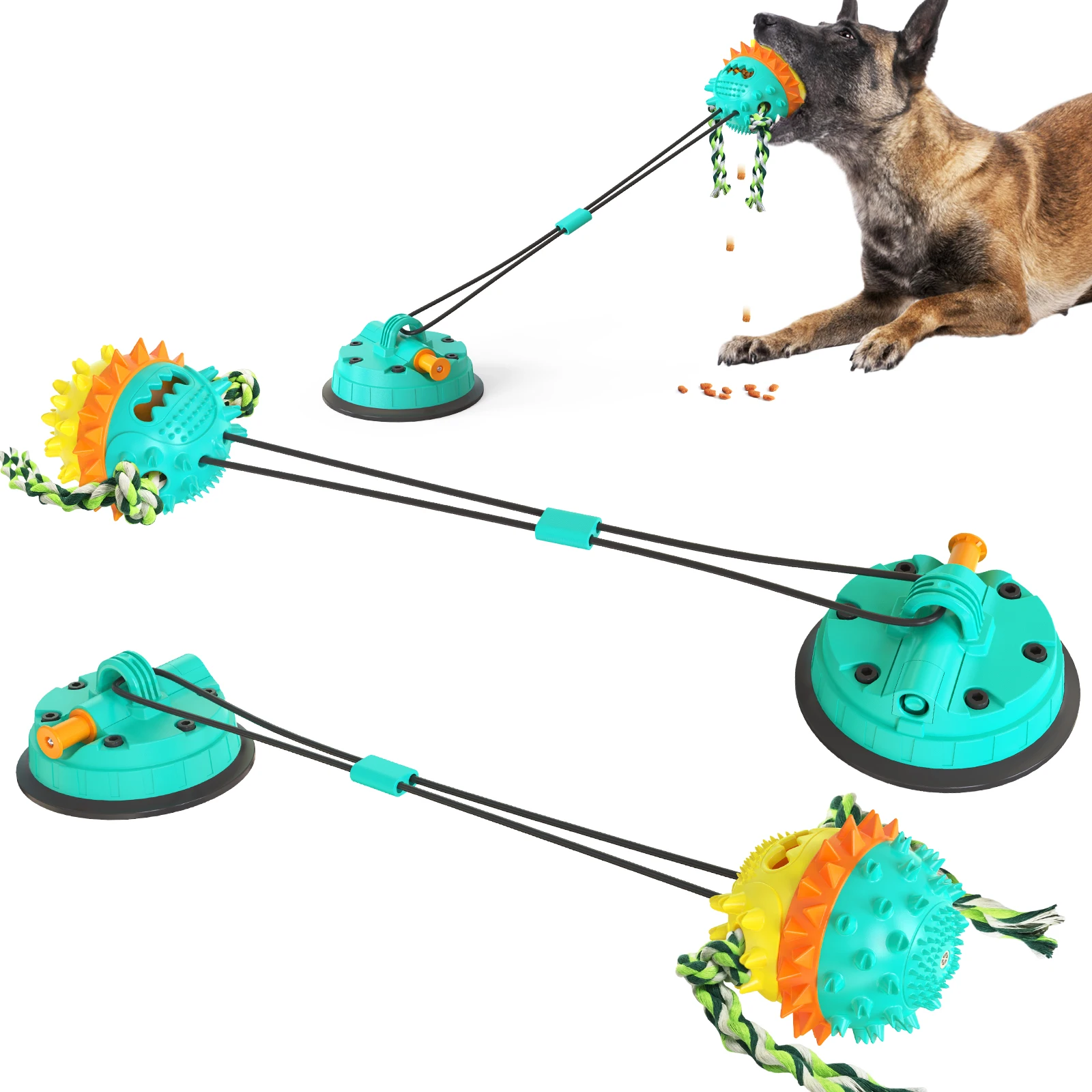 2022 New Design Super Vacuum Suction Cup Pet Pull Rope Toy Pet Food Leakage  Doggy Chew Balls - Buy Pet Food Leaker,Pet Pull Rope Toy,Dog Tug Suction ...