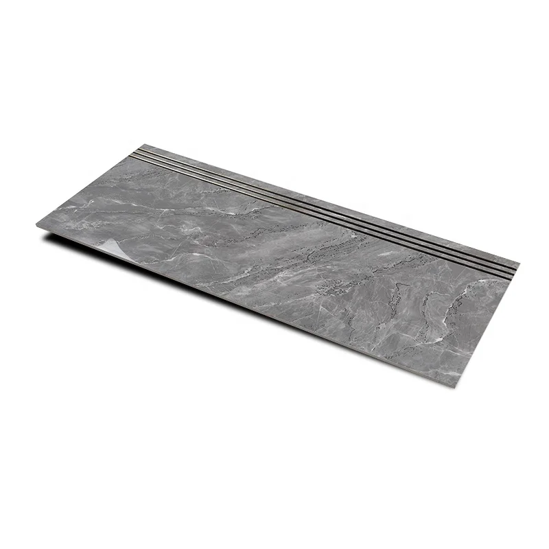 High Quality Non Slip Polished Porcelain Anti-slip Stair Step Tiles for Modern Home Staircase