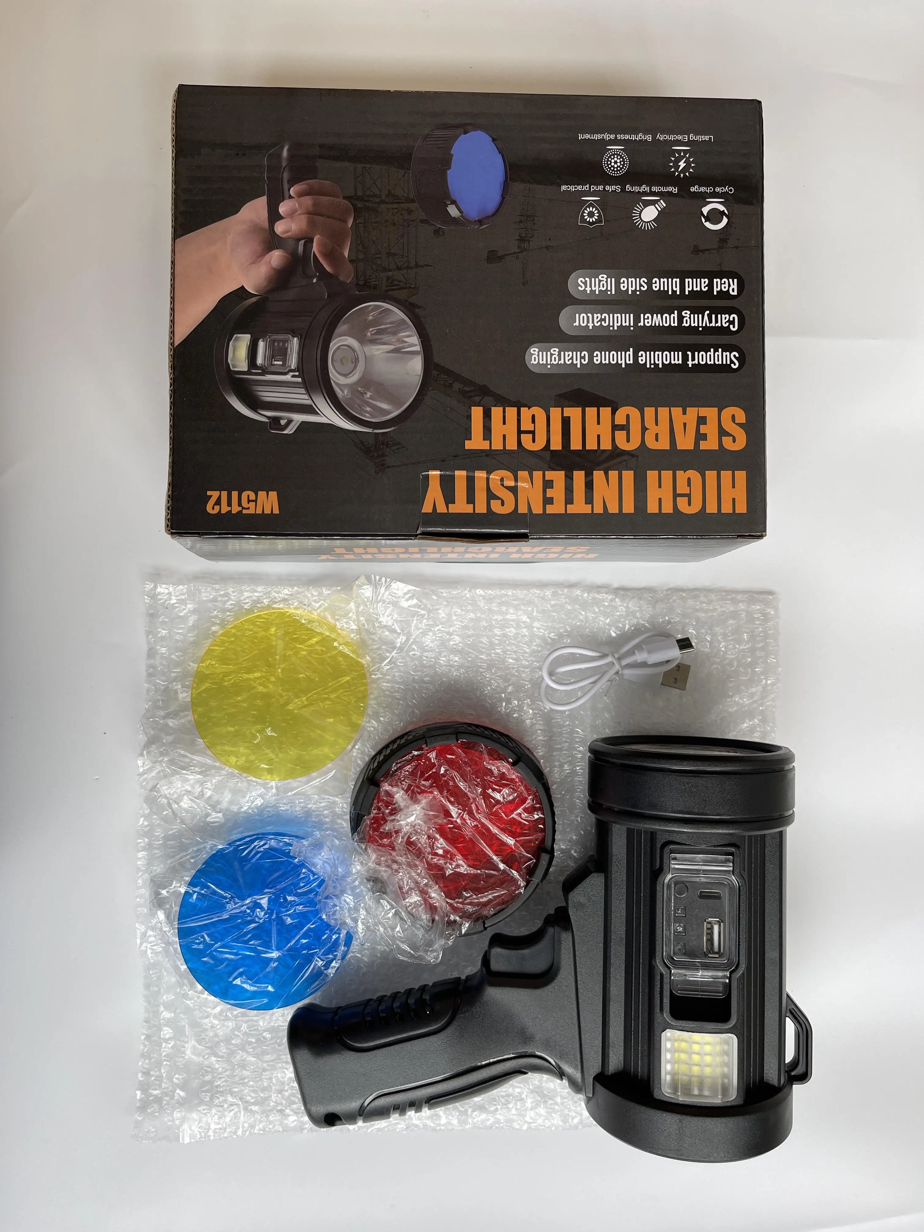 Super Bright Most Powerful Solar Torch Light Usb Rechargeable Handheld