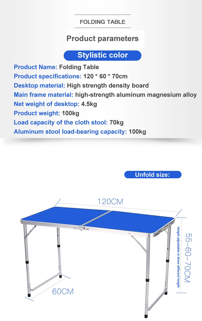 4ft Portable Alu.folding Table Outdoor Furniture Buy Outdoor Table