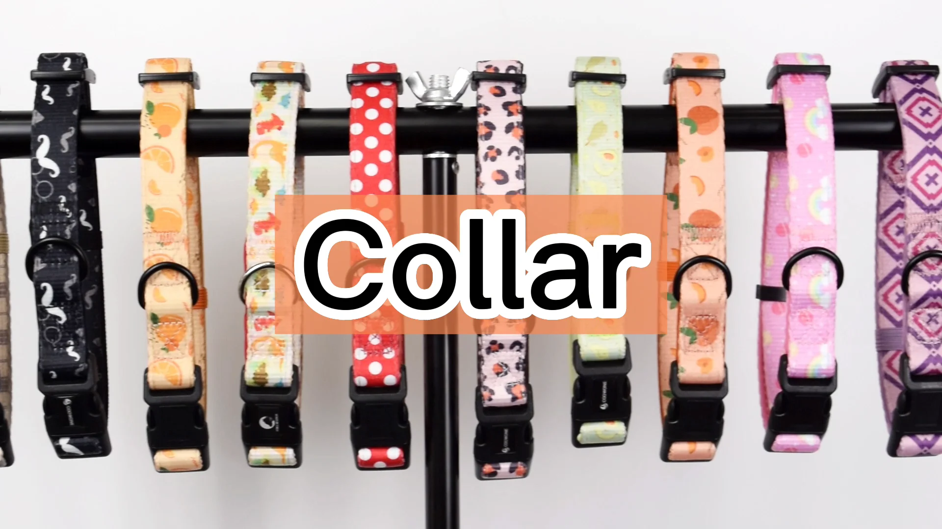 Factory Custom Design Dog Collars And Leashes Soft Adjustable Luxury