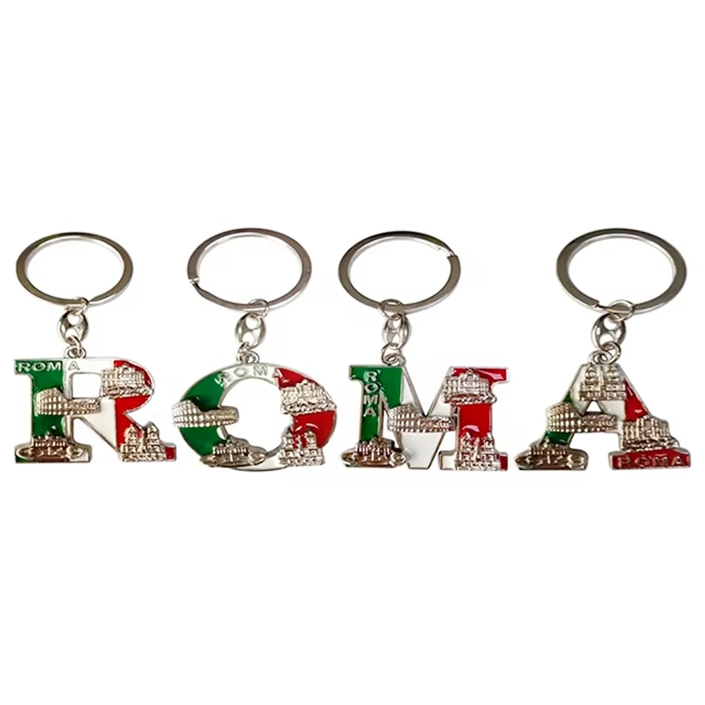 AS Roma Offizieller Schlüsselanhänger - Drehbarer Fan-Artikel Für Echte Roma-Anhänger