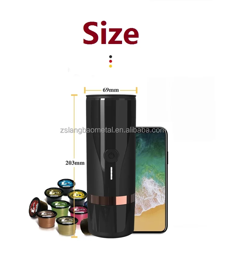 Automatic Portable Espresso Coffee Machine One Person Office Home Small Extraction Machine