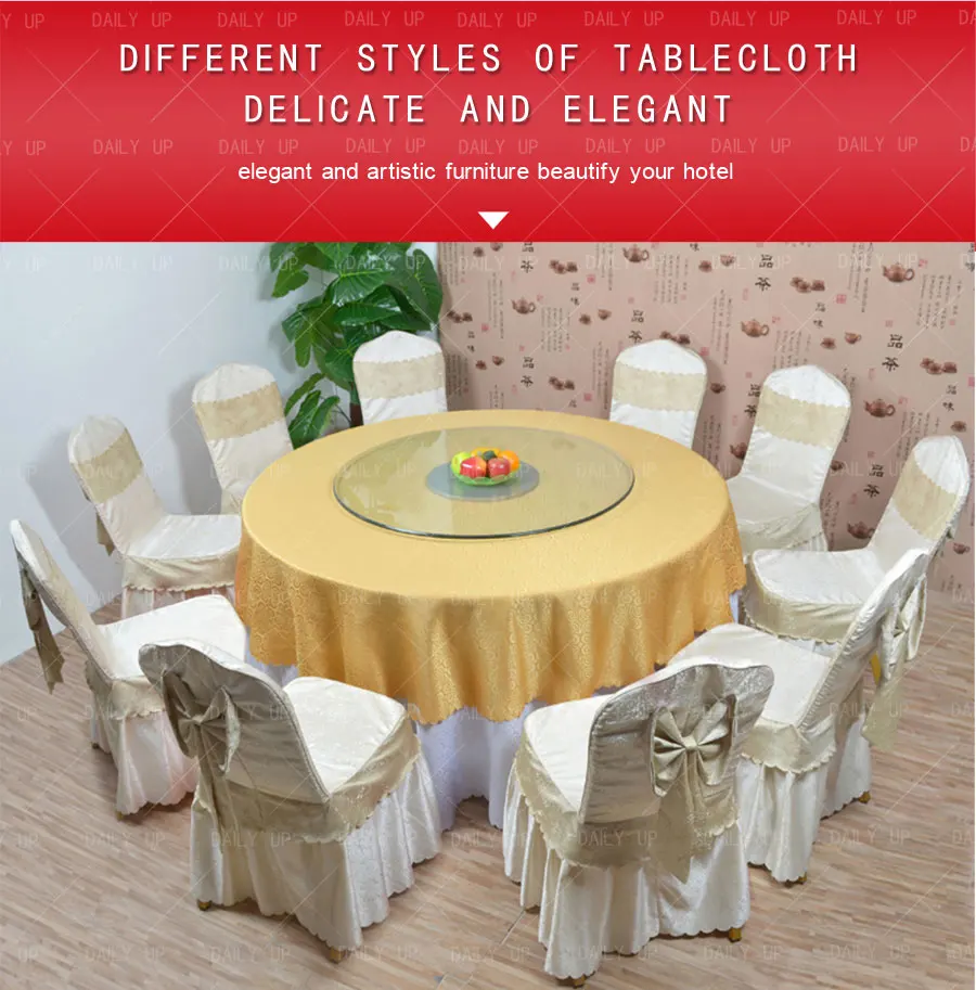 Foldable Dining Desk Solid Wooden Banquet Catering Hotel Round Table Sizes 4 5 6 7ft Hotel Restaurant Dining Hall Wedding Table