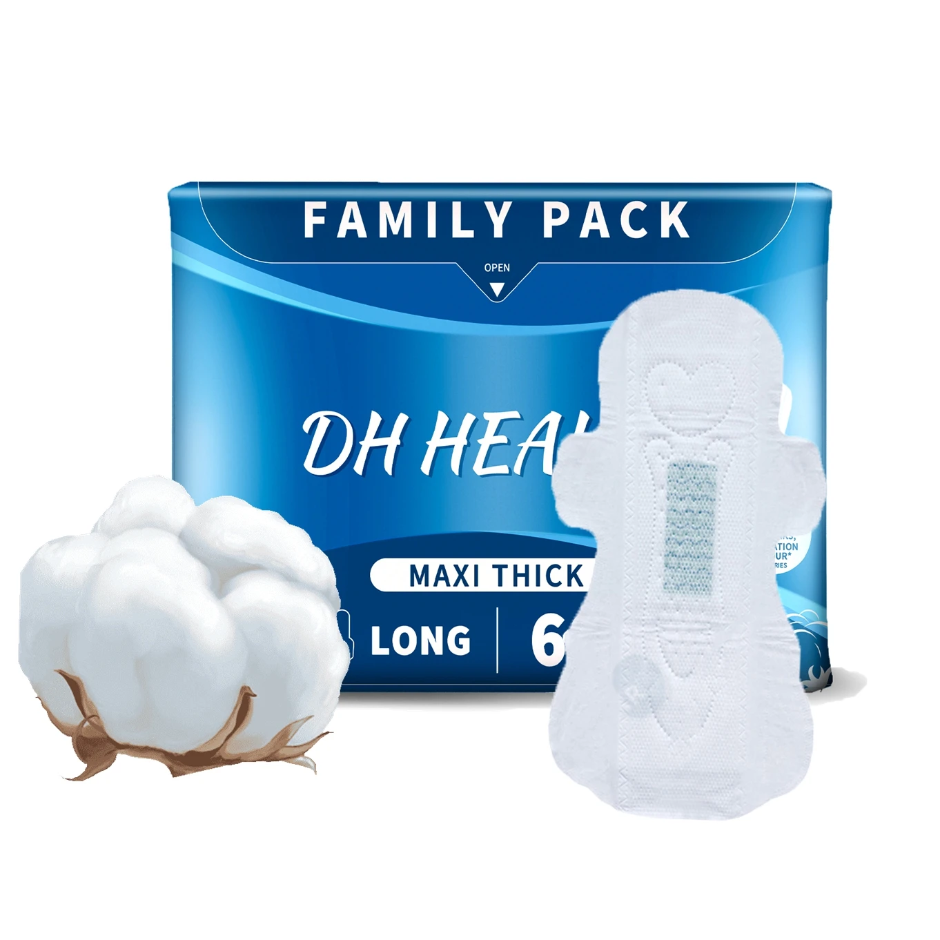 Hot Manufacturer Pul Fabric Organic Cotton Softcare Biodegradable