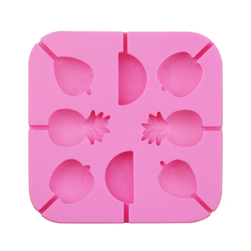 BPA Free Easy  Release  Multi Designs and Shapes Silicone Press Mold for Kids DIY Chocolate Candy Lollipop Mold