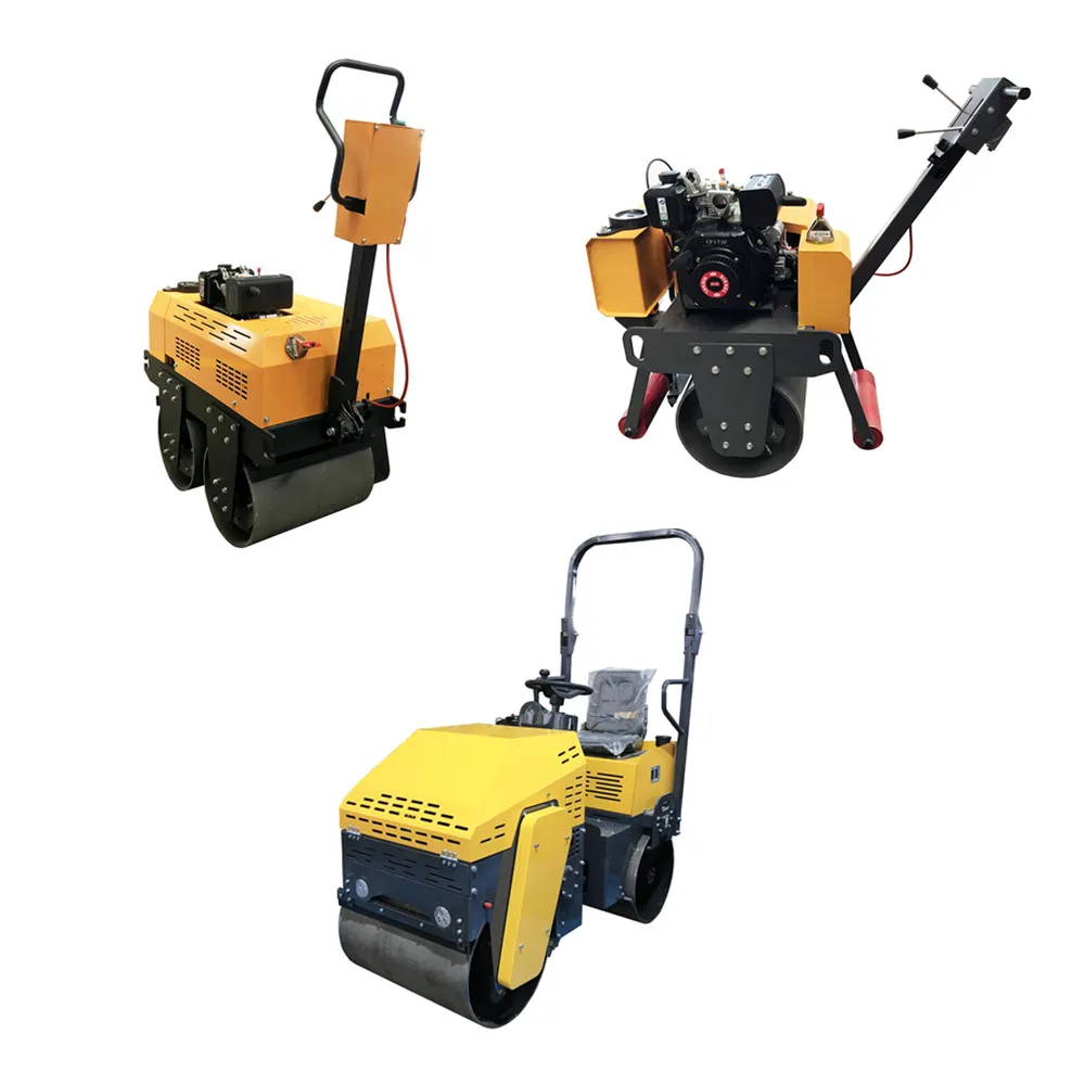 Высокое качество Мини дорожный каток гидравлический привод 1 тонна