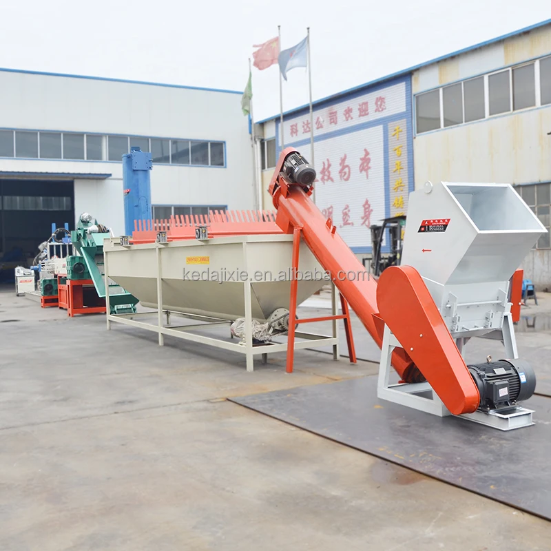 PS Single Screw Pelletizing Extruder Pelletizer Line Recycling Machine PP PE PA EVA Double Stage Plas Granulators Waste Plastic