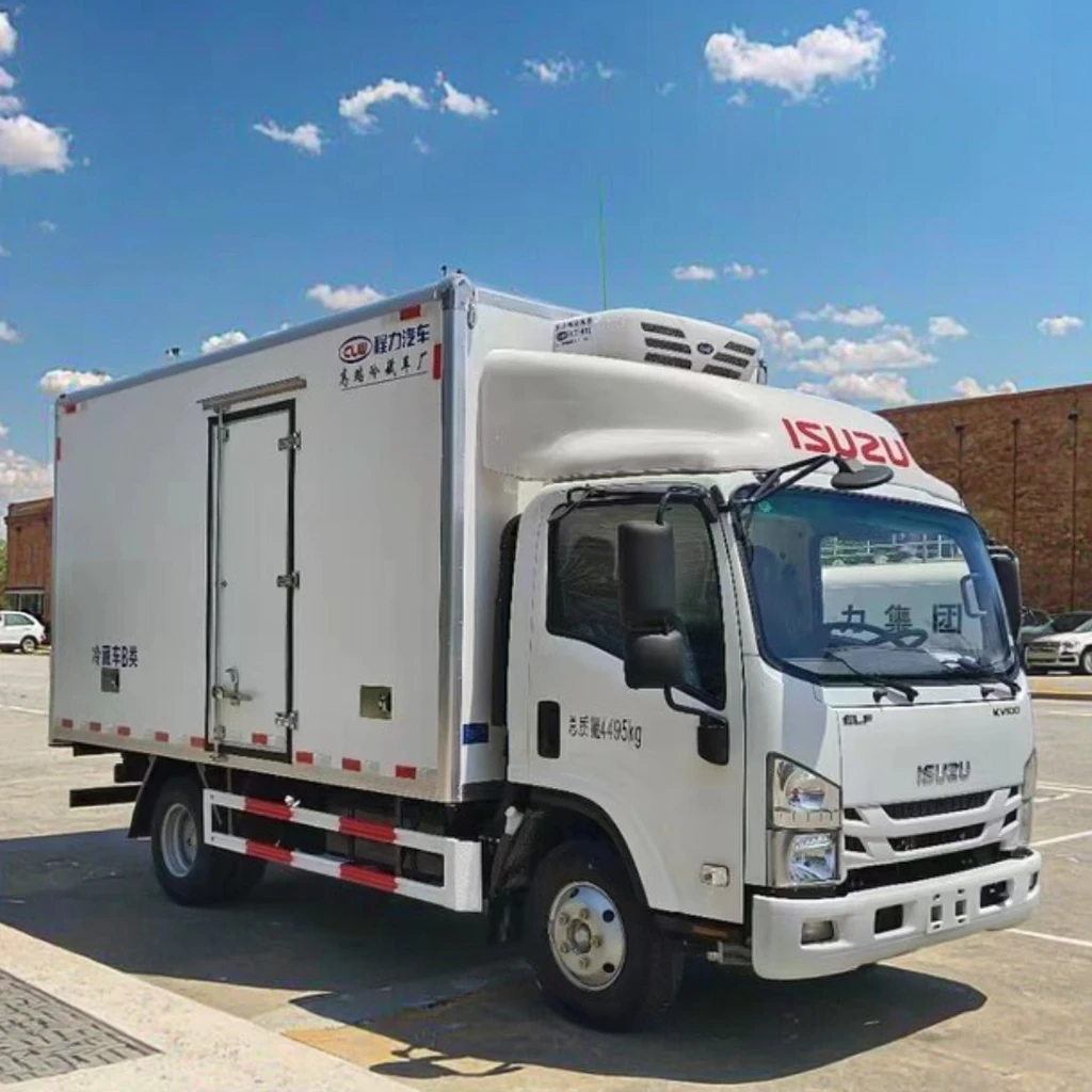 4x2 LHD 5 TONELADAS Caminhão Refrigerado a Diesel Transporte de Carne Congelada a 15 Graus Condição Nova Transmissão Manual Euro 6 de Emissões