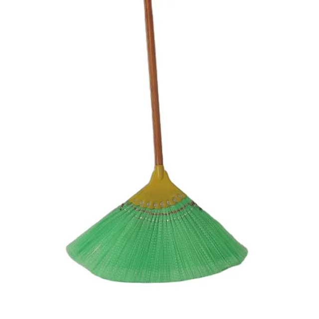 long handle broom household wooden pole plastic thread - buy