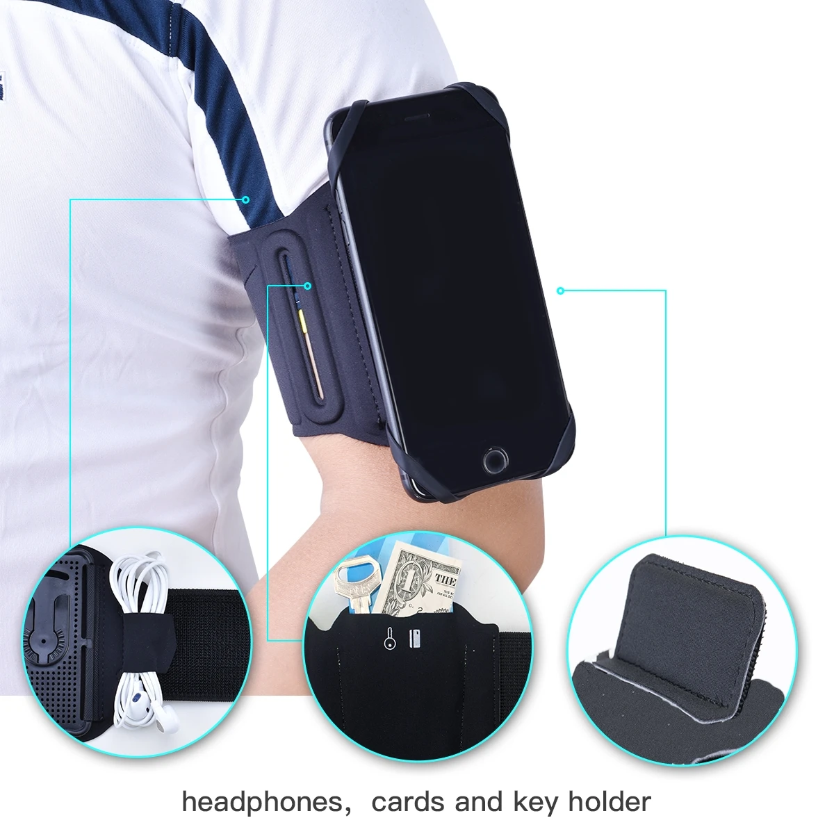 Hot Selling 360 Rotating Armband Phone Holder for Sports