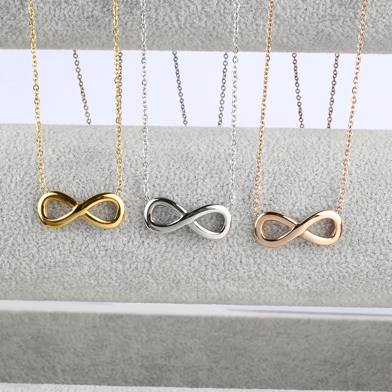 Elegant Stainless Steel Infinity Necklace for All