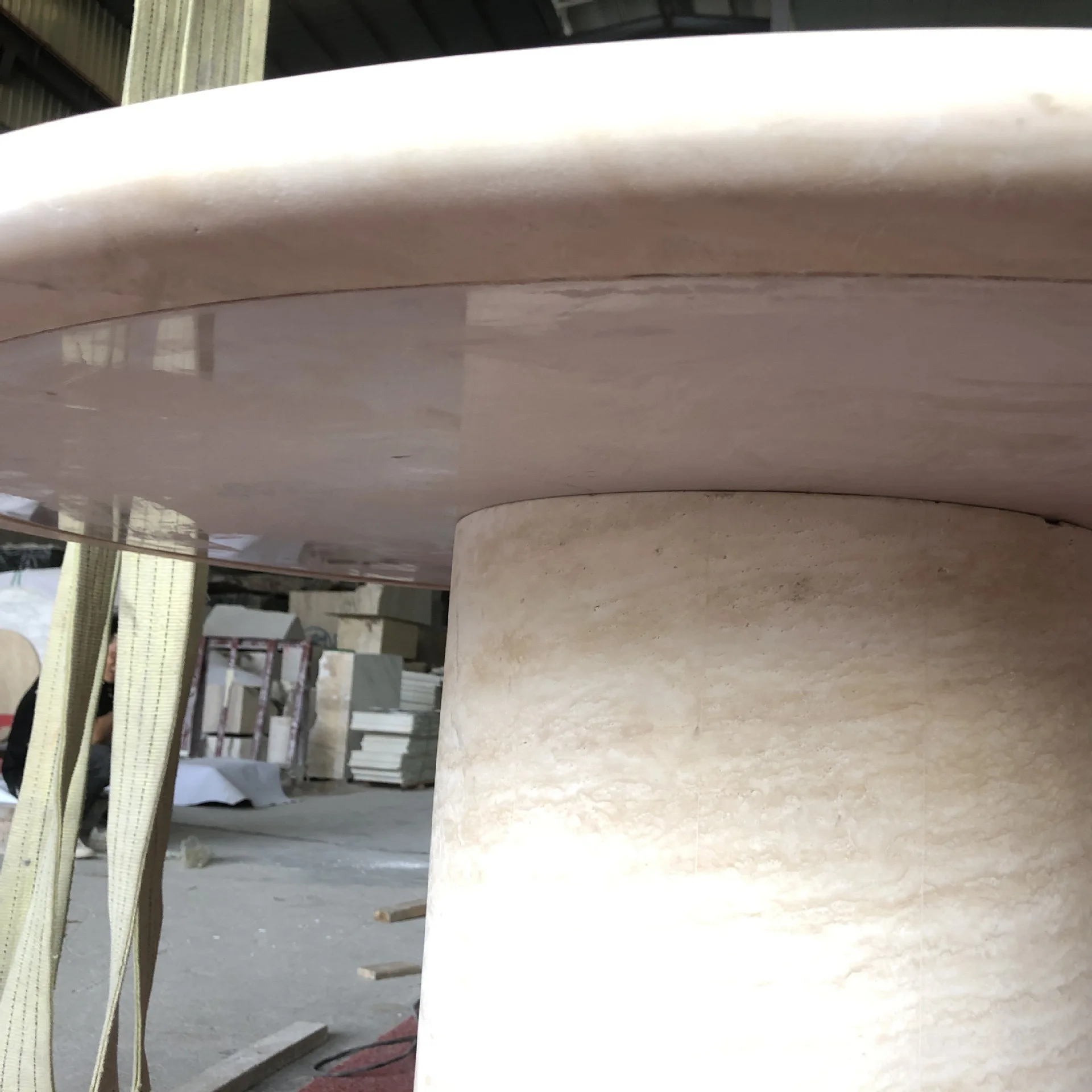 product natural stone wabi sabi travertine coffee table marble for interior-4