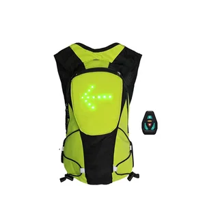 B8021 Nylon Mini Water-Proof School Backpack with LED Spray Ground Cycling Feature Customizable Logo Zipper Closure Supplier