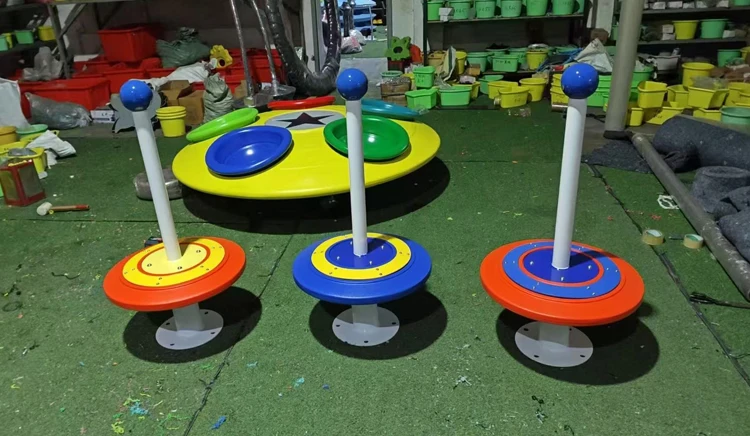 2025 New Fun Swivel Chair for Indoor and Outdoor Children's Mini Carousel for Garden Games Amusement Park Facilities